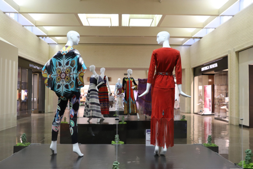 Garments on mannequins from the American Frontier.